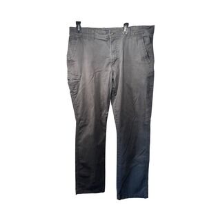 Weatherproof Mens Gray Cargo Pants Size 38W X 34L Cotton Spandex Blend Adventure